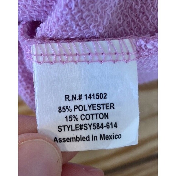Circle X Sweatshirt Size Medium Women’s Pink Pullover - Picture 4 of 8